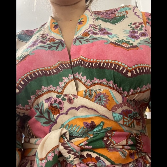 Zara printed wrap dress - Picture 9 of 10